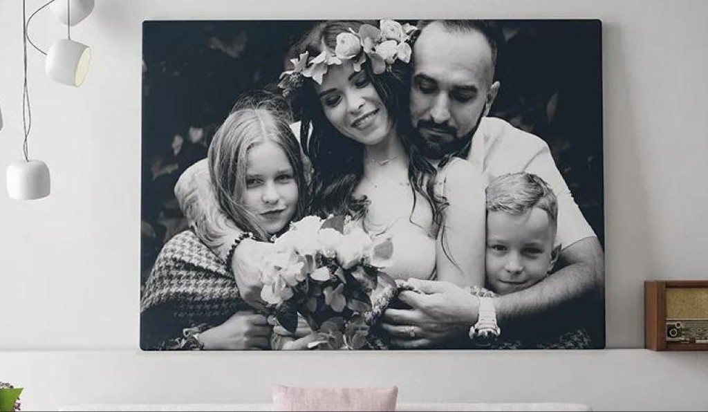 Canvas print preview