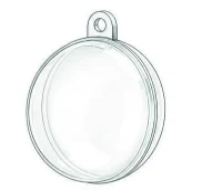 Clear Christmas bauble front casing