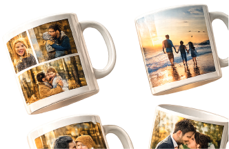Personalised photo mug with printed picture