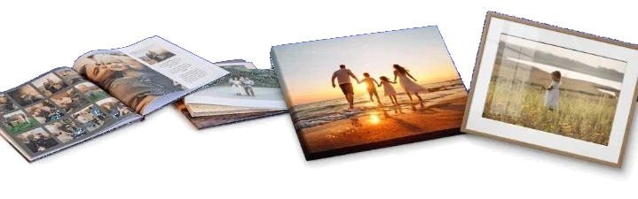 FreeSnaps photo book, photo prints, canvas print and framed print
